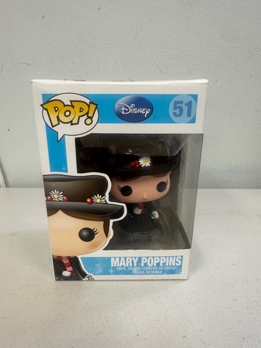 Funko Mary Poppins Pop! Figure – Black, Blue, White Accents